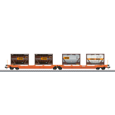 H0 Doppel-Taschenwagen Sdggmrss  WASCO
