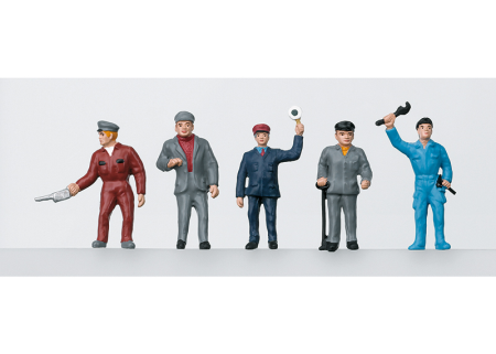 1 Figurenset Bahnpersonal DB