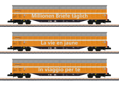 Coffret de wagons &#224; parois coulissantes