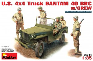 1/35 U.S. 4x4 Bantam Truck 40 BRC w/Crew