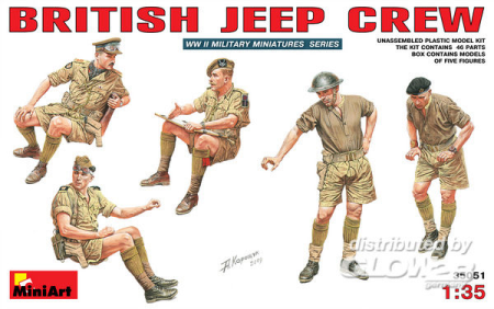 1/35 British Jeep Crew
