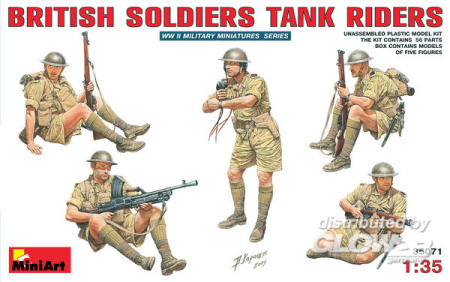 1/35 British Soldiers Tank Riders