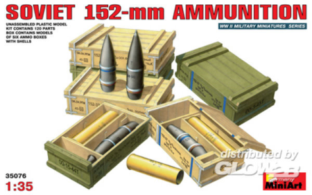 1/35 Soviet 45mm Shells w Ammo Boxes