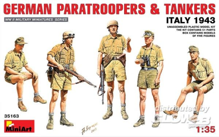 1/35 German Paratroopers &amp; Tankers (Italy 1943)