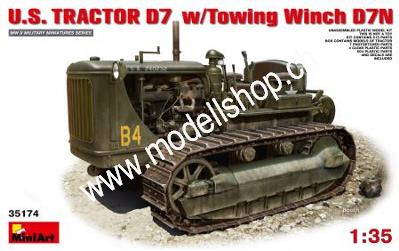 1/35 U.S. Tractor D7 with Towing Winch D7N