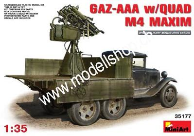 1/35 GAZ-AAA with Quad M4 Maxim