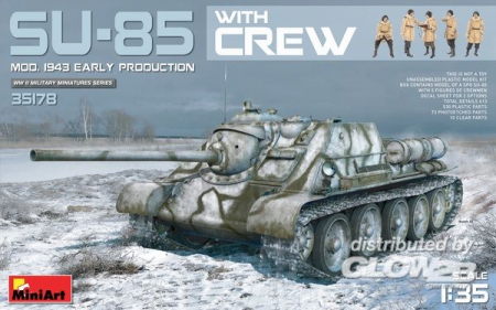 1/35 SU-85 with Crew Mod. 1943 Early Prod.