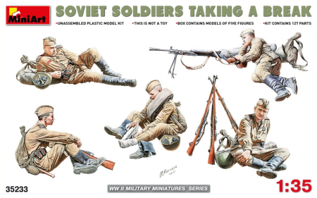 1/35 Sov. Soldiers Taking a Breakfest
