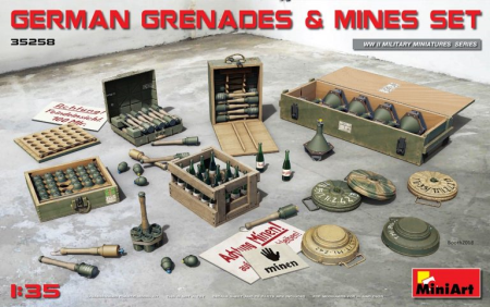 1/35 German Grenades & Mines Set