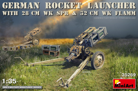 1/35 German Rocket Launcher w/28cm WK Spr & 32cm WK Flamm