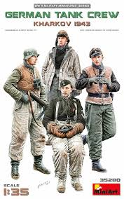 1/35 German Tank Crew Kharkov 1943