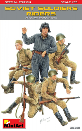 1/35 Soviet Soldiers Riders