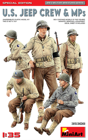 1/35 U.S. Jeep Crew &amp; MPs