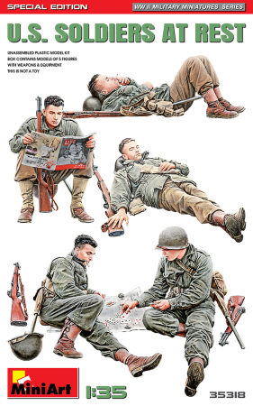 1/35 U.S. Soldiers at Rest