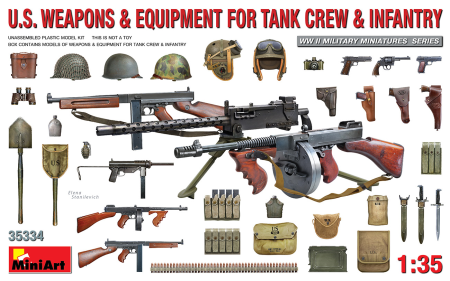 1/35 U.S. Weapons Eqipment for Tank Crew