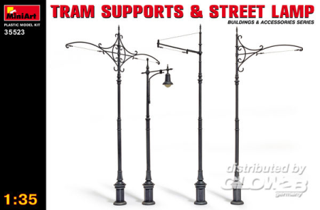 1/35 Tram Supports &amp; street Lamps