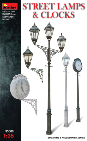 1/35 Street Lamps & Clocks