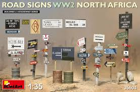1/35 Road Signs WW II (N.Africa)