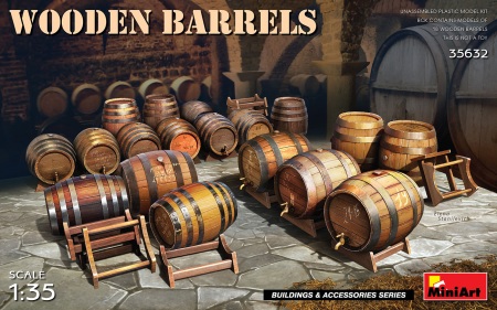 1/35 Wooden Barrels