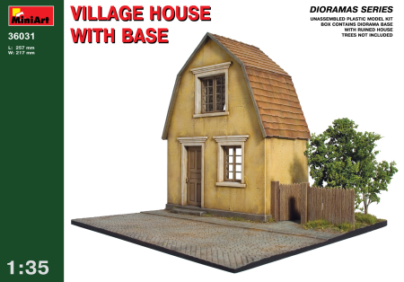 1/35 Village House w/Base