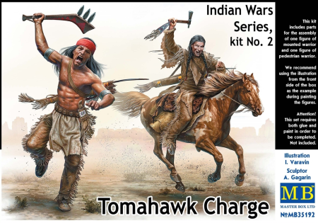 1/35Tomahawk Charge.Indian Wars Series, kit No.2