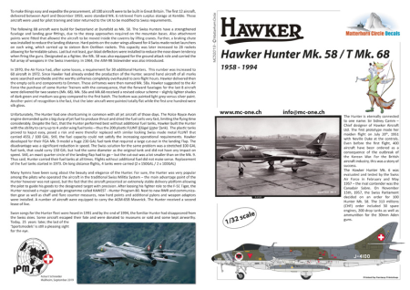 1/32 Swiss Hawker Hunter Mk.58 / T Mk. 68