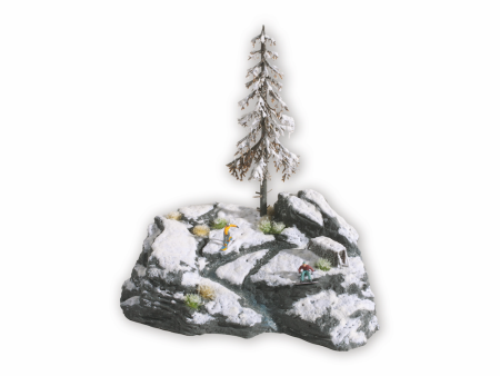 0,H0,N Diorama Kit Rocky Ice