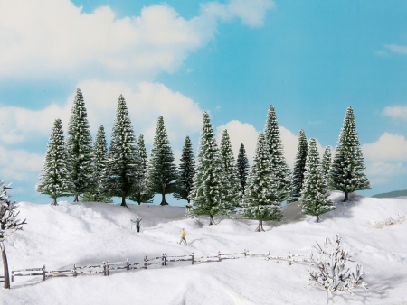 H0 Schneetannen 8 St&#252;ck, 10 -14 cm