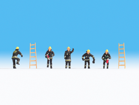 N Feuerwehr (schwarze Schutzanz&#252;ge)