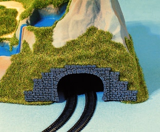 Z Tunnel-Portal 2-gleisig, Kunststoff