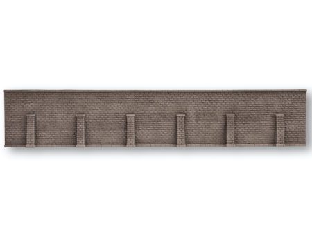 0,H0 St&#252;tzmauer, 33 x 12,5 cm