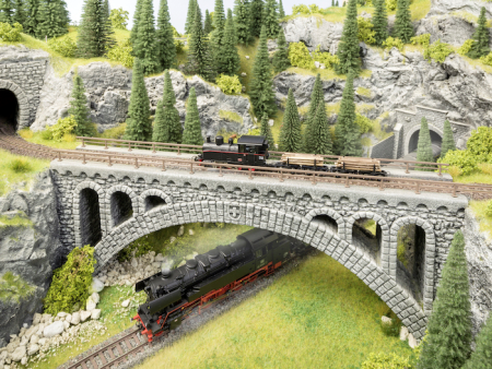 H0m Rh&#244;ne-Viadukt f&#252;r Schmalspurbahnen