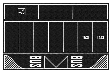 H0 Parkplatz Asphalt