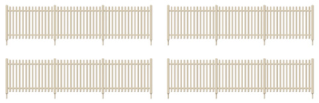 SR Precast Concrete Pale Fencing