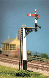 GWR Square Post (4 Signals inc. Jcn/Brackets)
