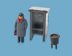 H0 Fog Man, Hut, Brazier