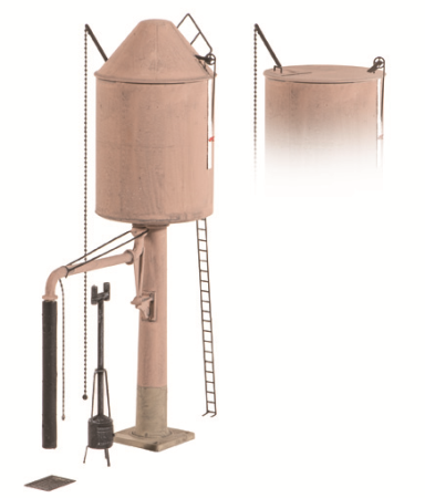 Water Tower, GW Pillar (conical or flat top)