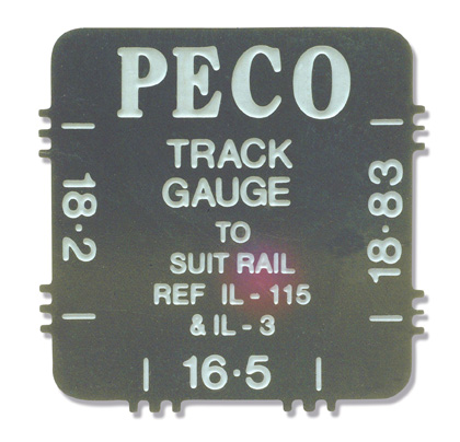 Stainless Steel Track Gauge, for 16.5mm, 18.2mm &amp; 18.83mm