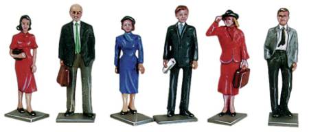 Passengers (cast white metal)