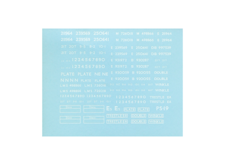 Transfer for Lner/BR Plate Wagon