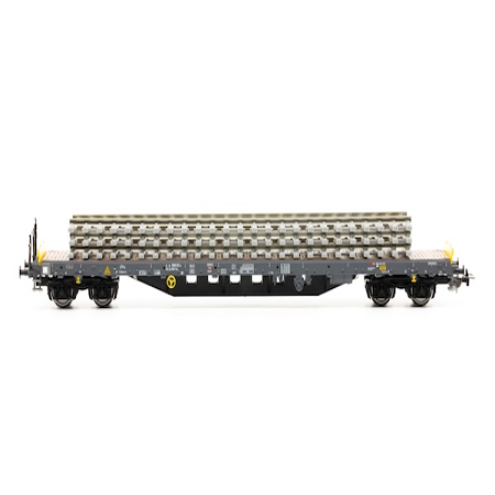 H0 Rungenwagen mit Betonschwellen Ep.VI