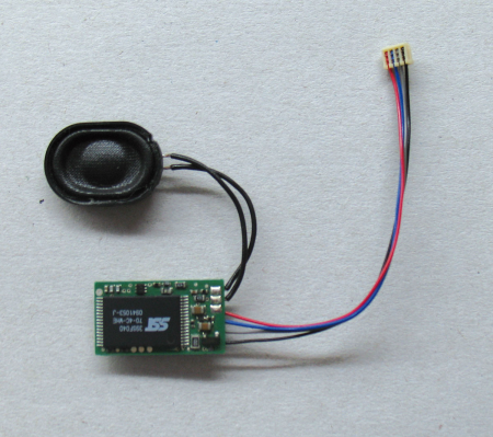 H0 Soundmodul & Lautsprecher BR 118