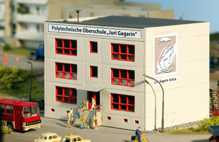 H0 Plattenbau Schule POS