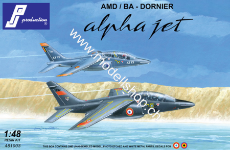 1/48 AMD/BA - Dornier Alpha Jet (French - Belgian decals) - Resin