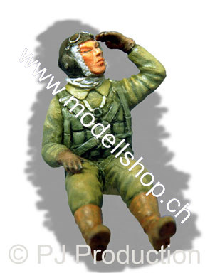 1/48 Imperial Japanese Navy pilot seated in a/c (WW2)