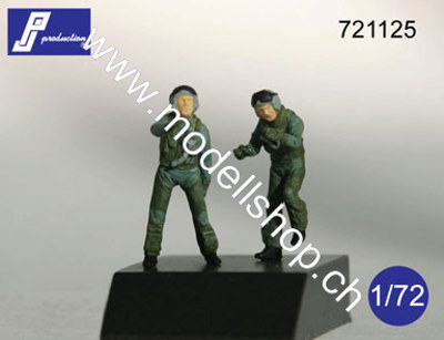 1/72 F-16/F-18 pilots standing/boarding - 2 figures