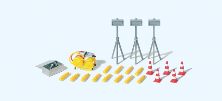 1:87  Hydraulikaggregat, Schere und Spreizer, Zubehör