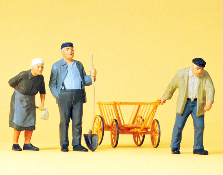 1:32 Landbev&#246;lkerung mit Handwagen