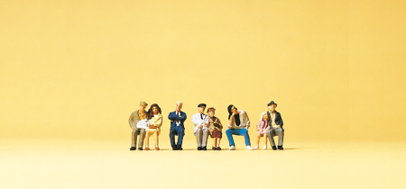 1:160 Sitzende Fahrg&#228;ste