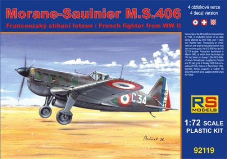 1/72 Morane-Saulnier M.S.406